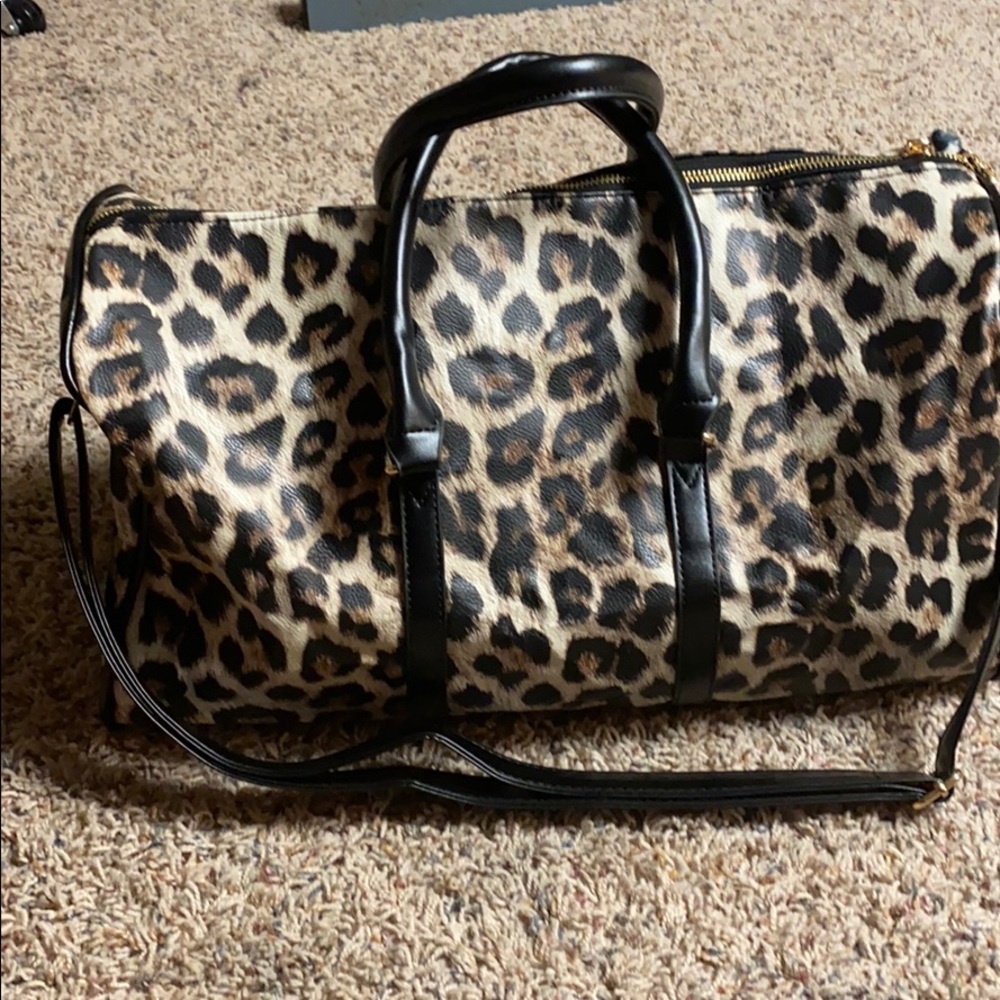 Leopard tote bag